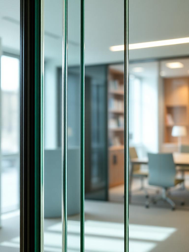 Acoustic Glass Office Systems detail