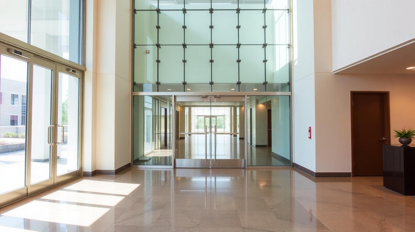 Reception and Lobby Glass in context