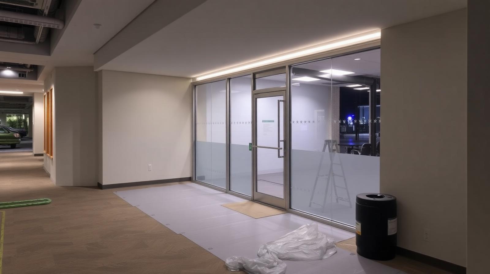 Glass Replacement and Office Renovation in context